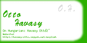 otto havasy business card